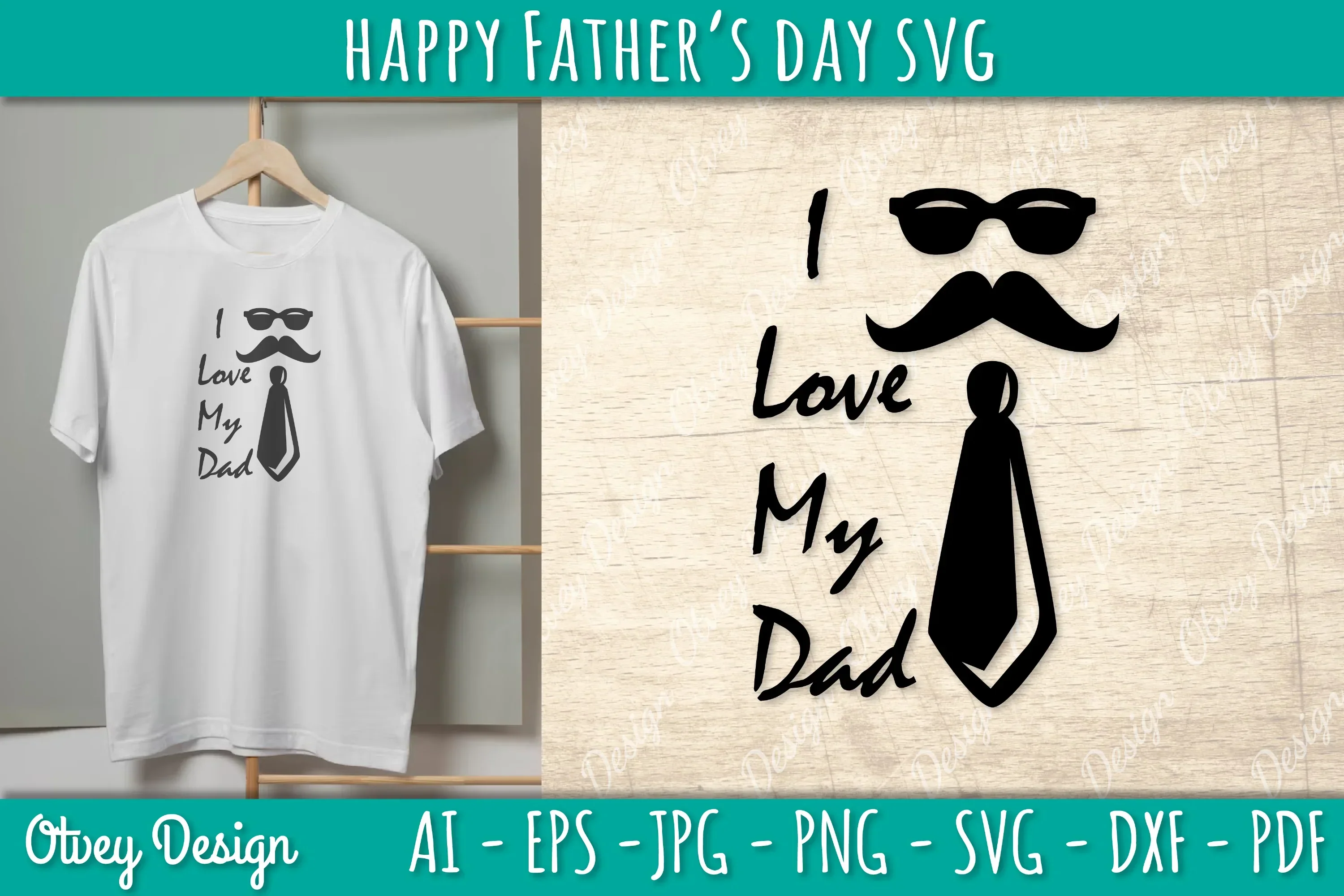 Happy Father's Day SVG Bundle - Image 2
