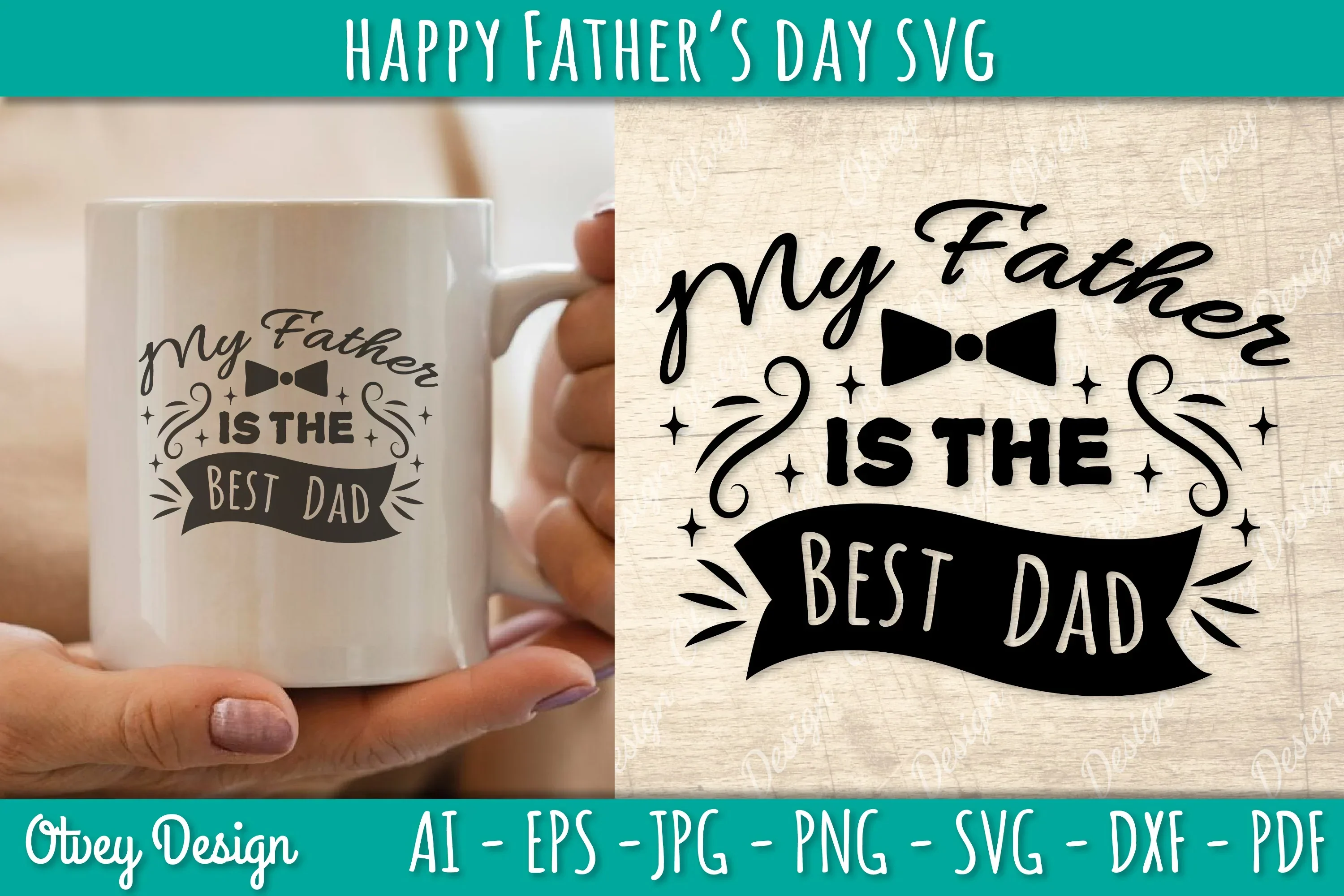 Happy Father's Day SVG Bundle - Image 3