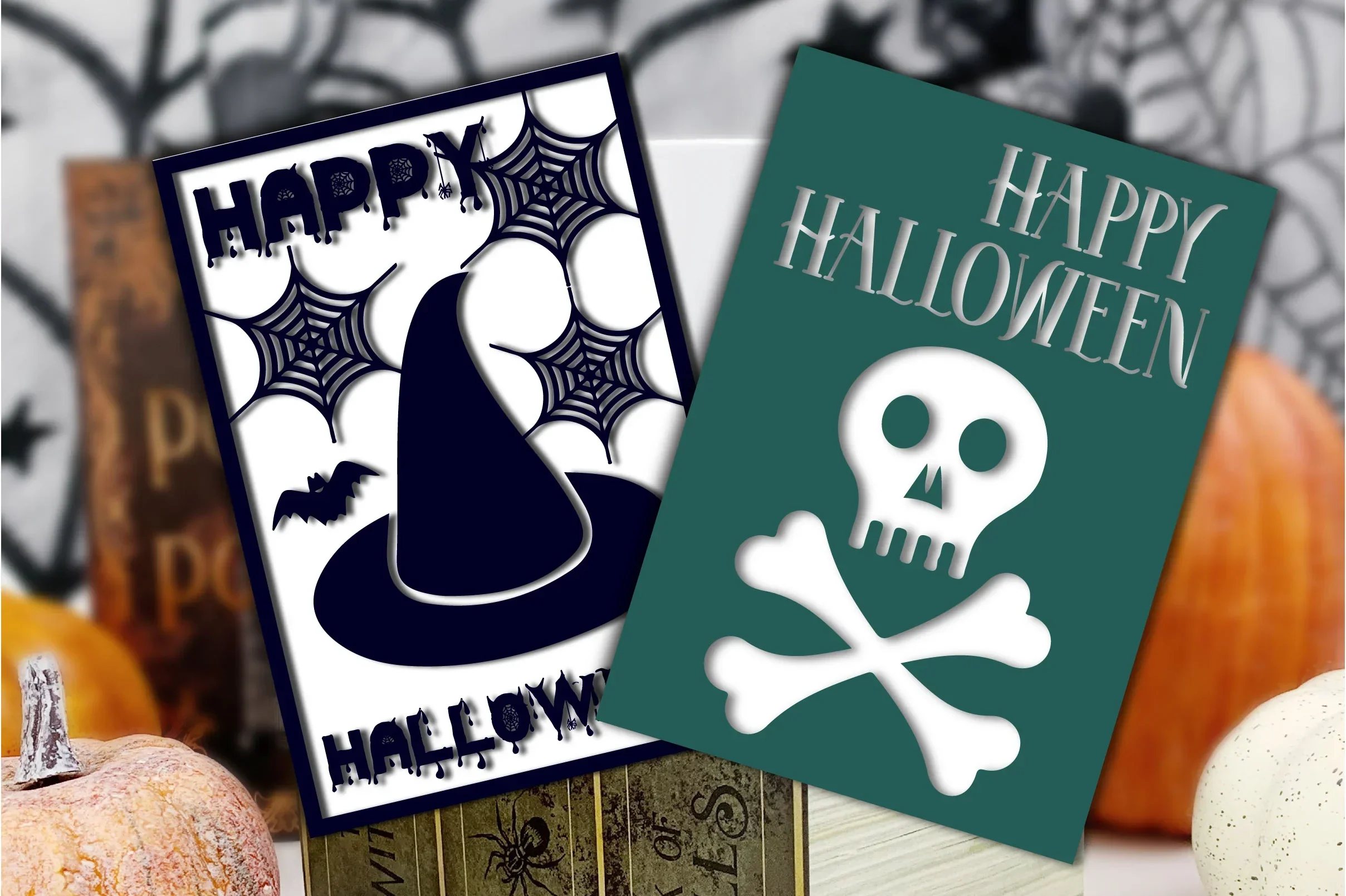 Happy Halloween Card SVG Bundle - Image 7