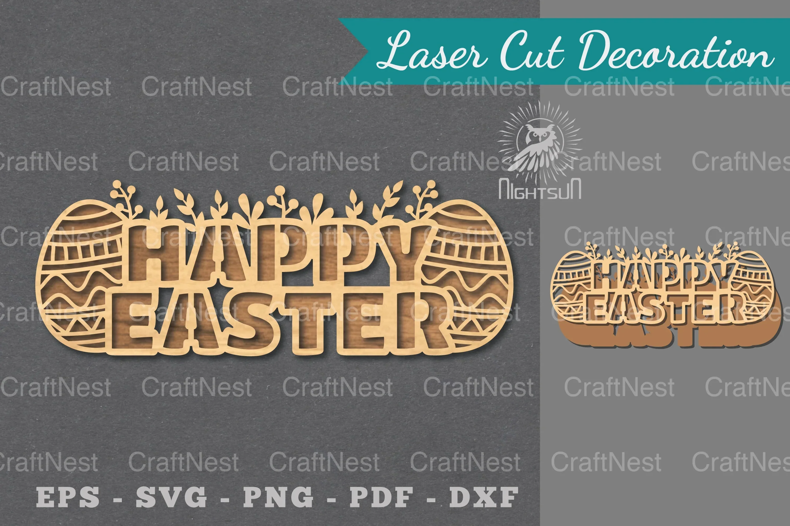 Happy Place Laser Cut Sign Design Bundle