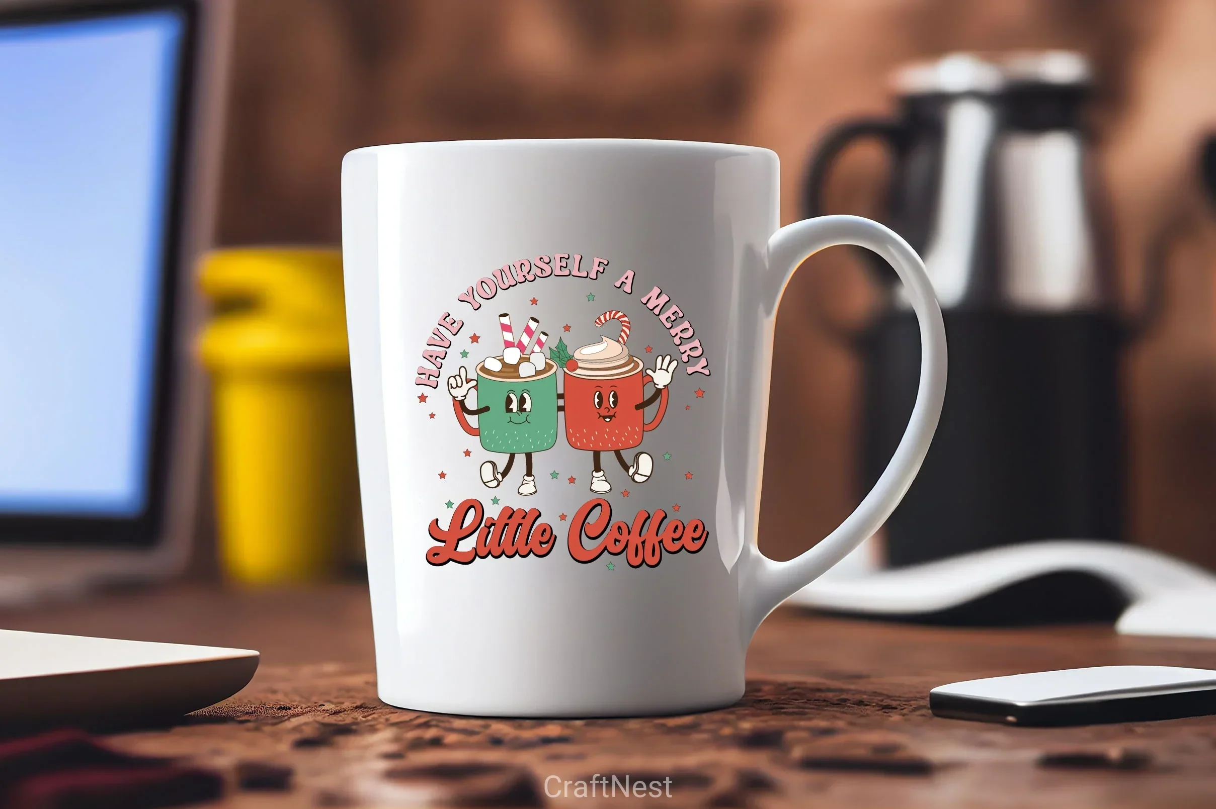 Have Yourself A Merry Little Coffee SVG Bundle - Image 3