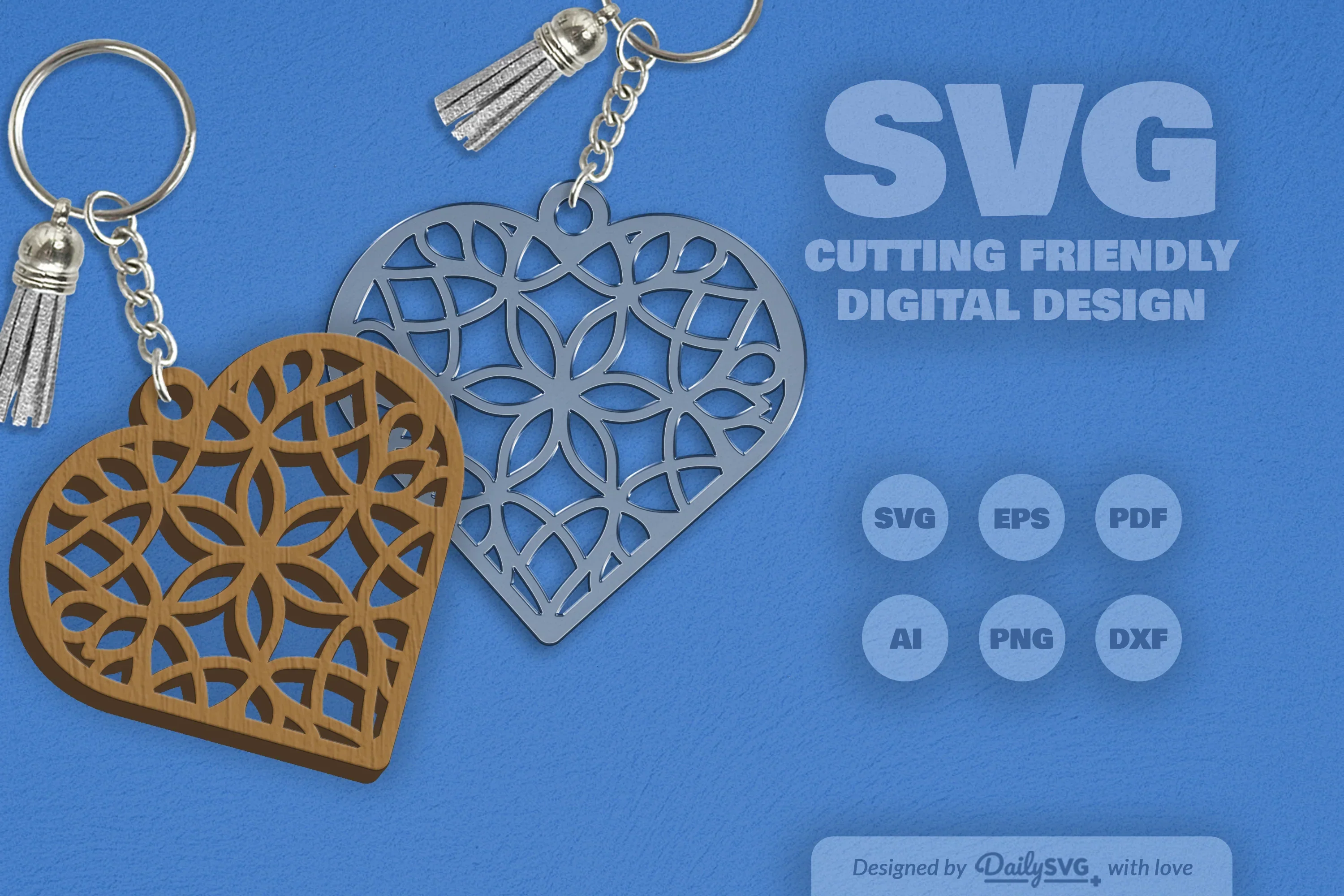 Heart Mandala SVG Bundle - Image 2