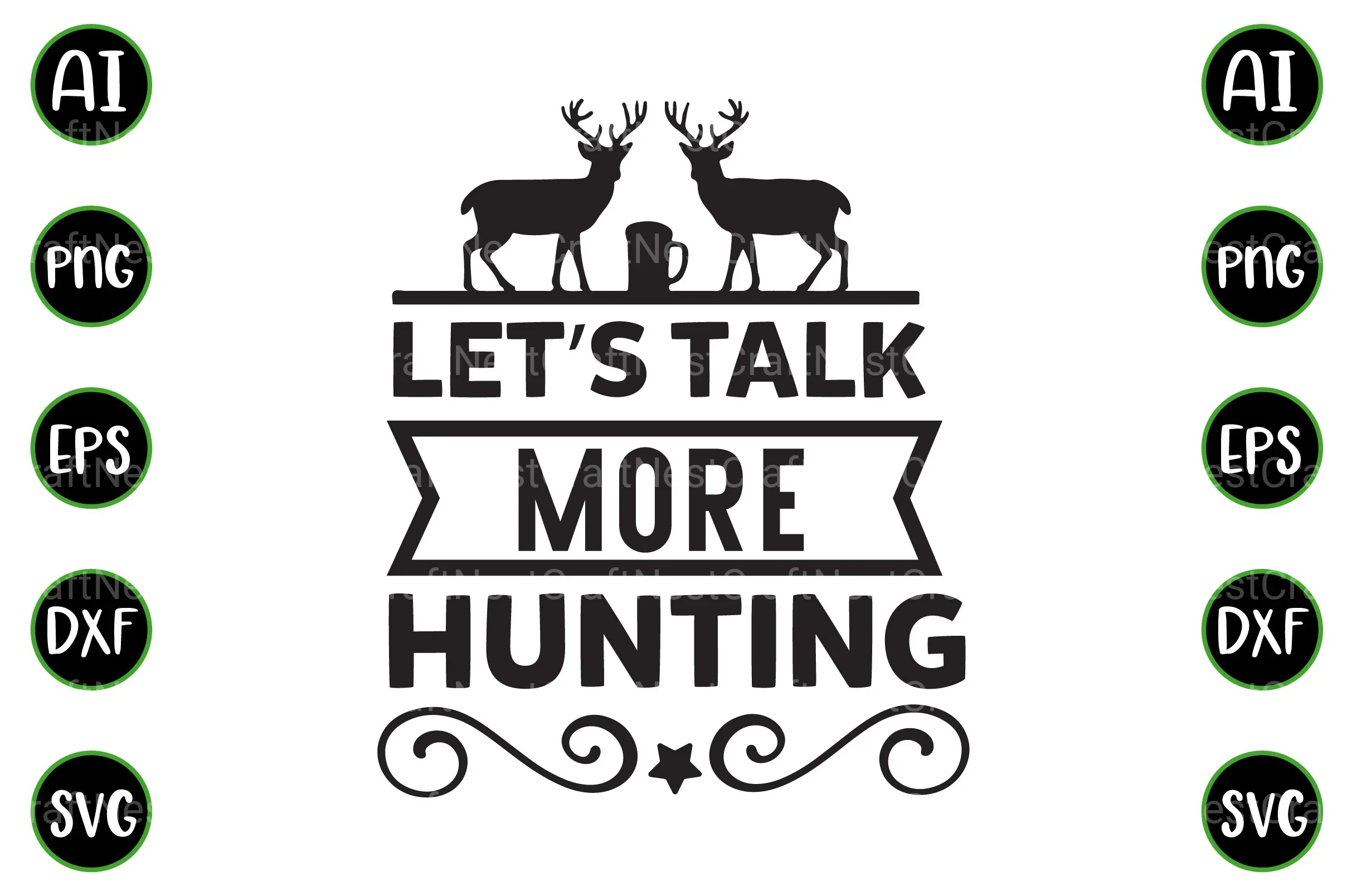 Hunting Quotes Design Bundle - Image 8