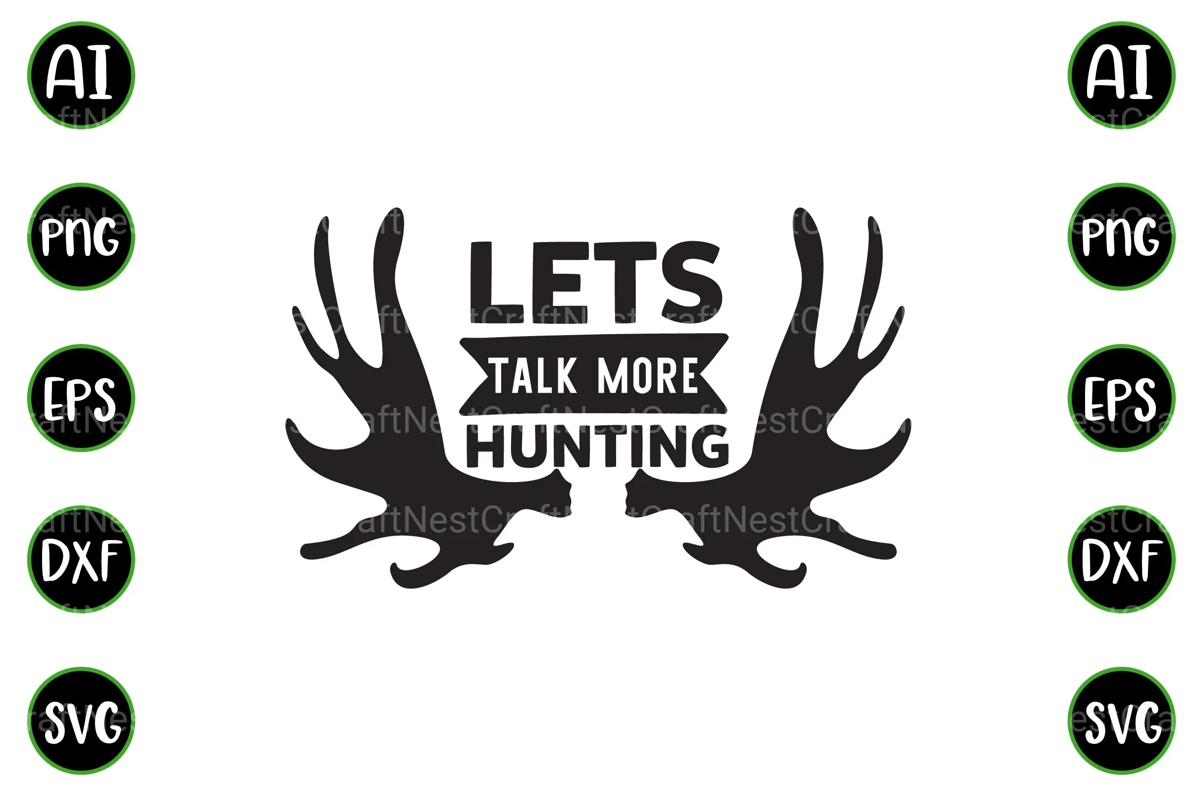Hunting Quotes Design Bundle - Image 9