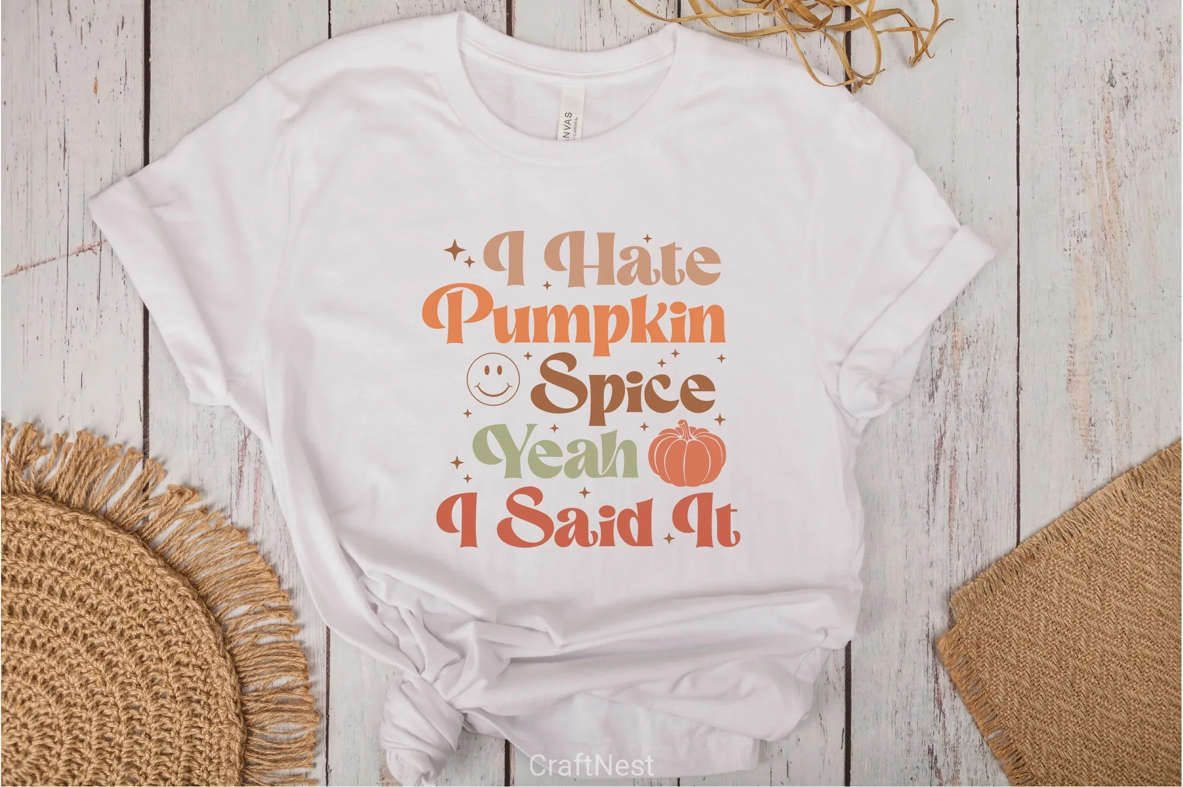 I Hate Pumpkin Spice Yeah I Said It SVG Bundle - Image 4