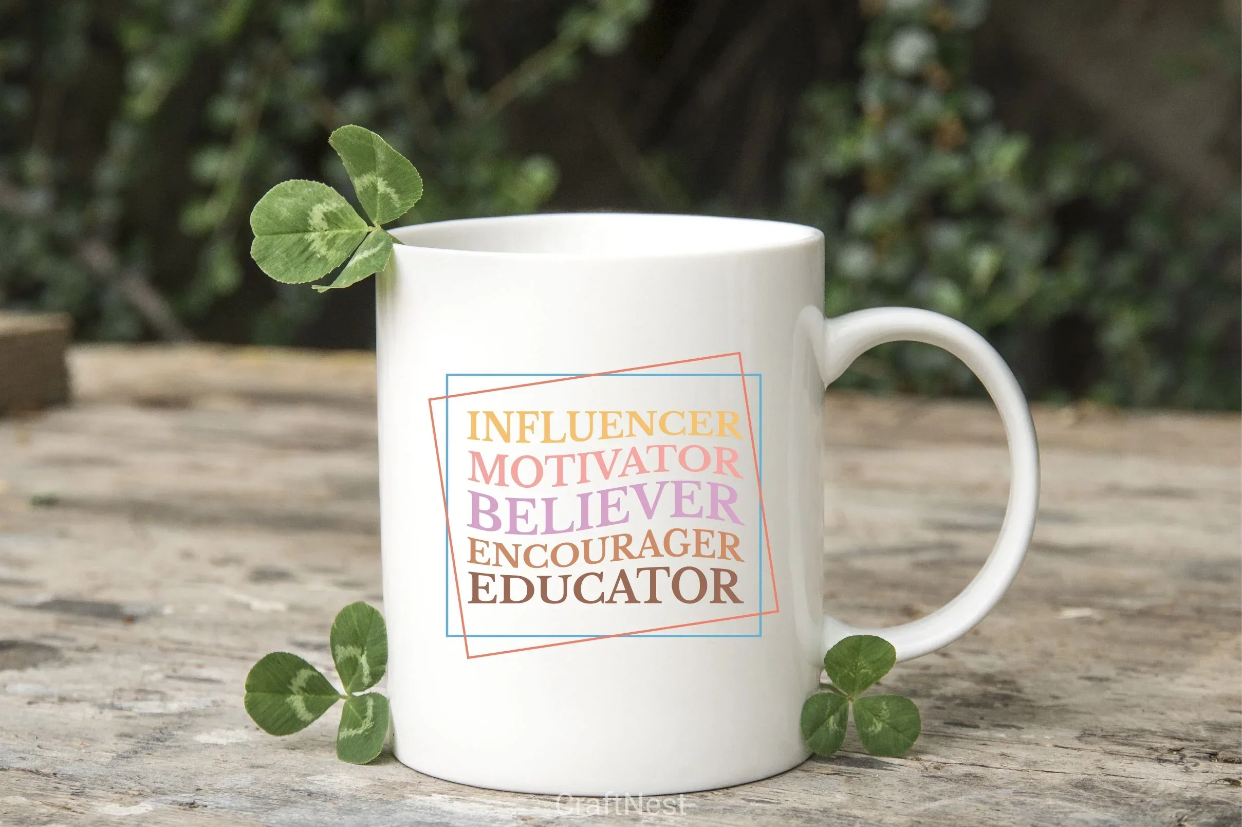 Influencer Motivator Believer Encourager Educator SVG Bundle - Image 4