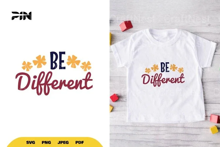 Inspirational Be Different SVG Bundle