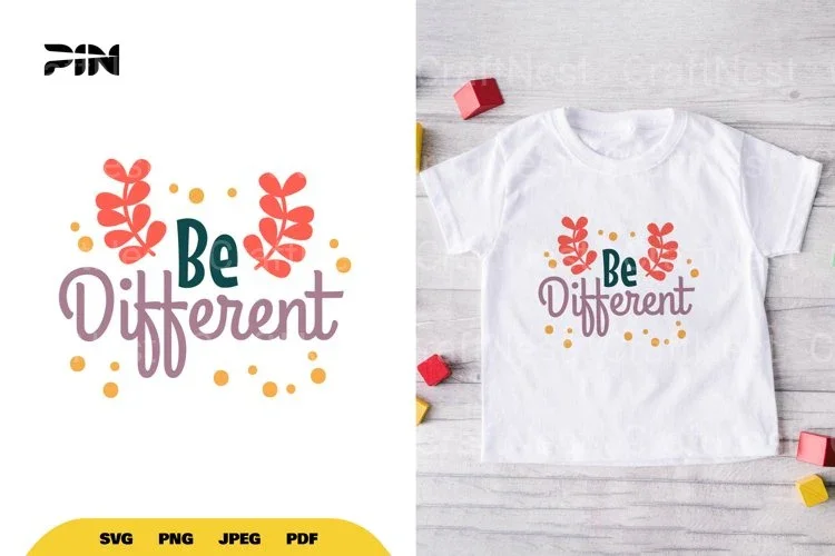 Inspirational Be Different SVG Bundle