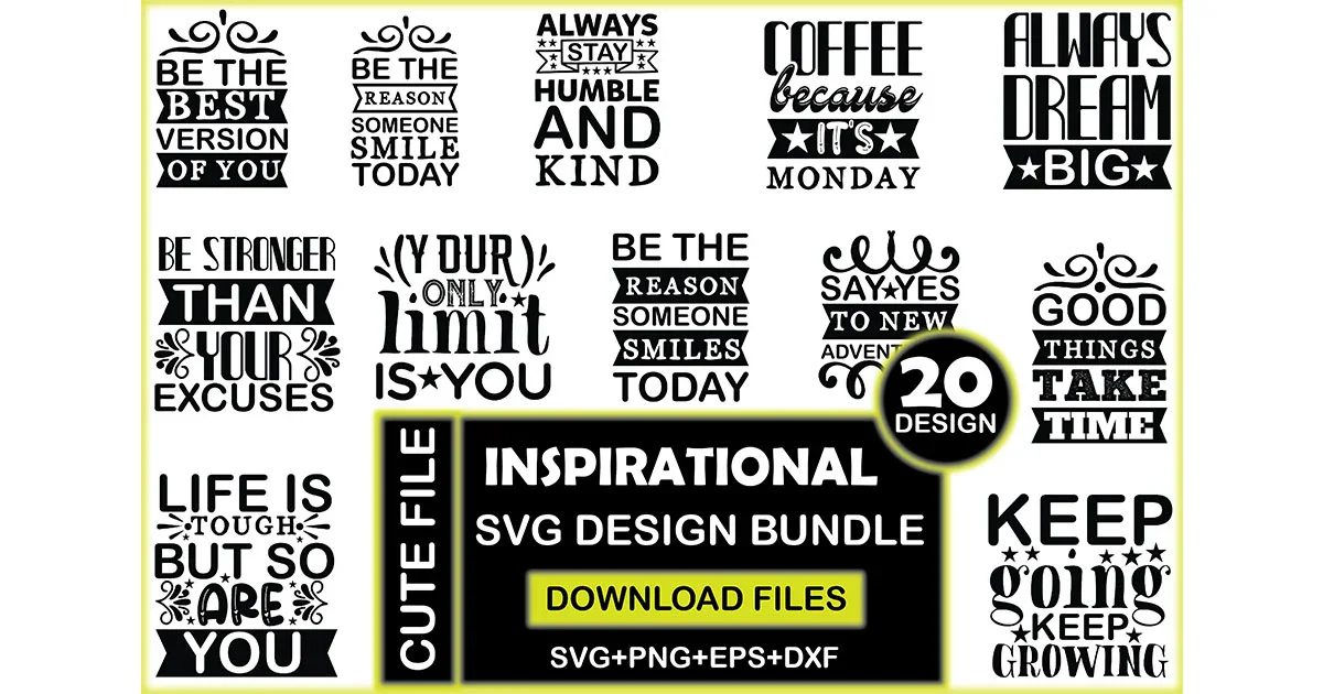 Inspirational SVG Bundle