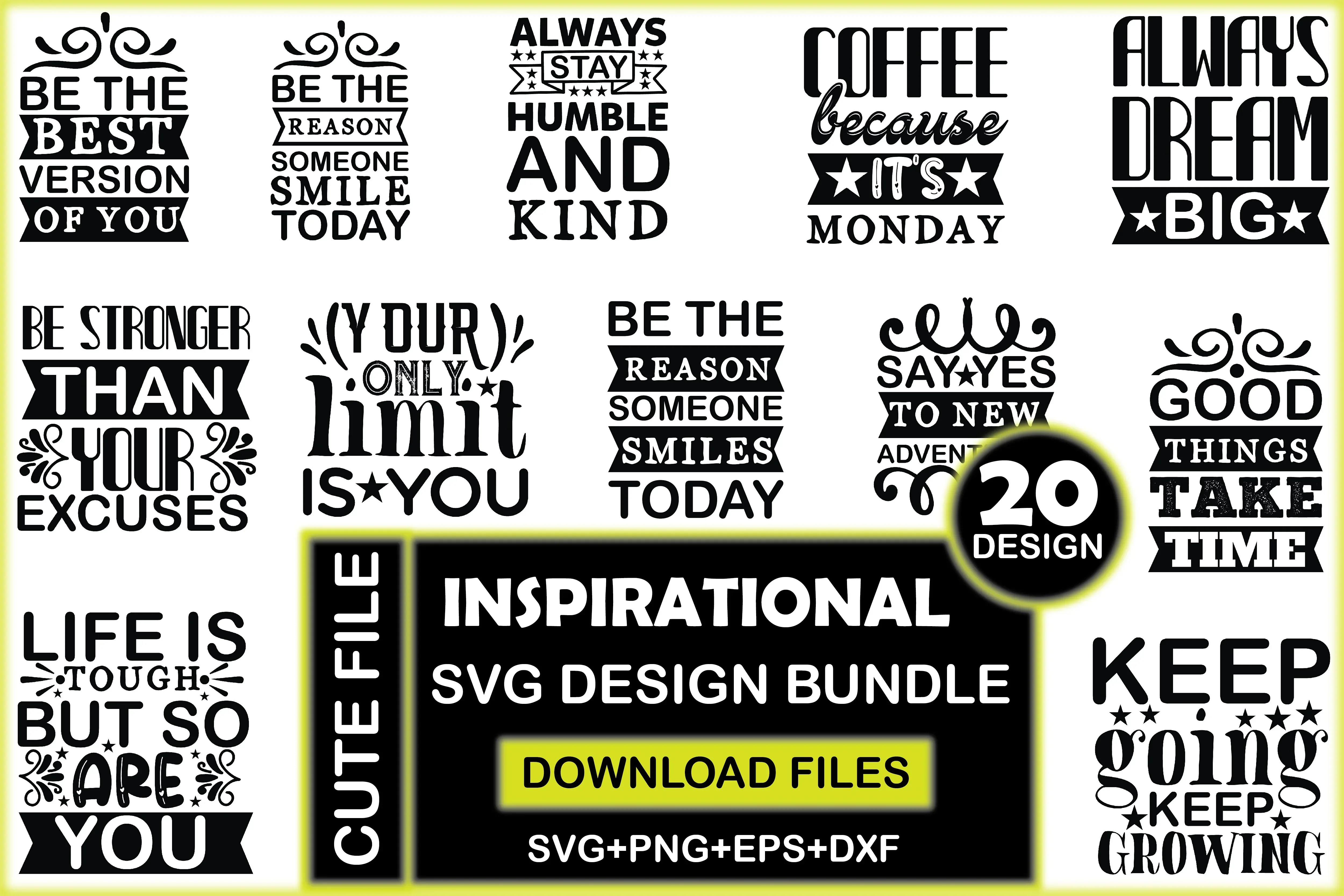 Inspirational SVG Bundle - Image 3
