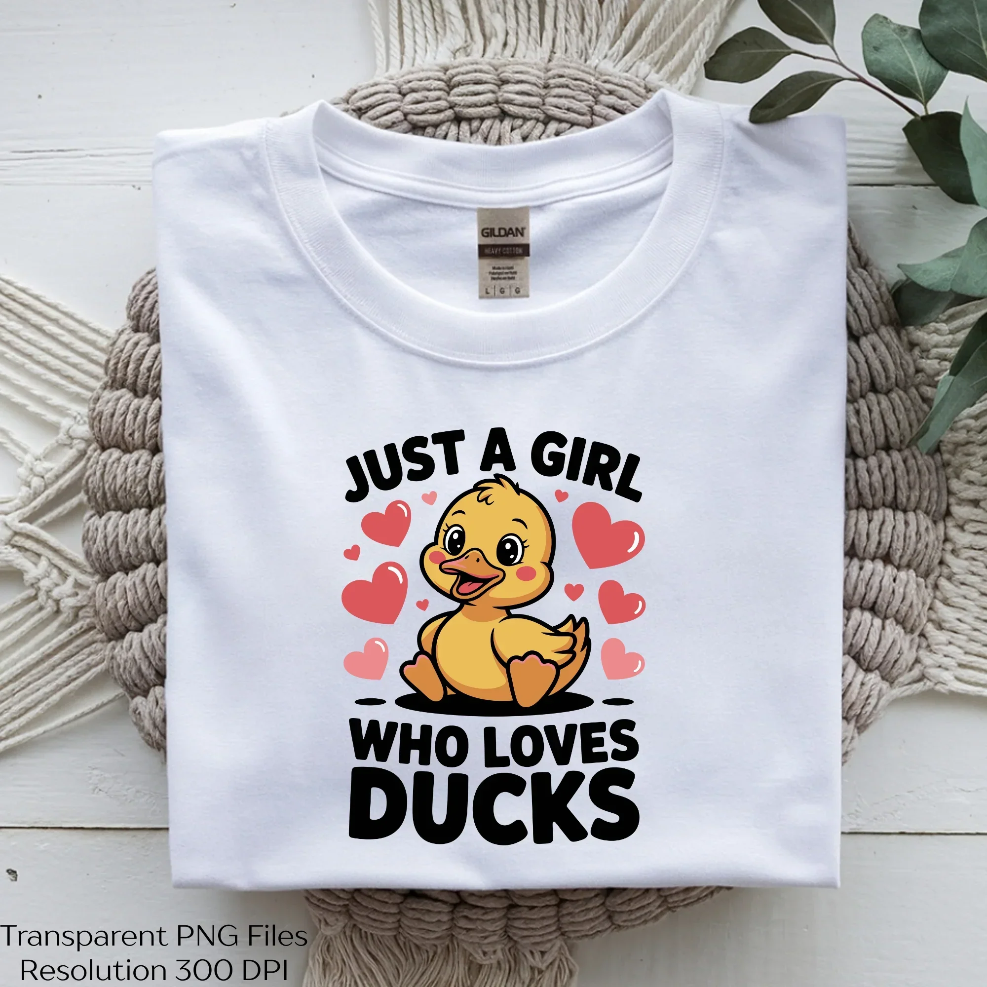 Just a Girl Who Loves Ducks Clipart Bundle