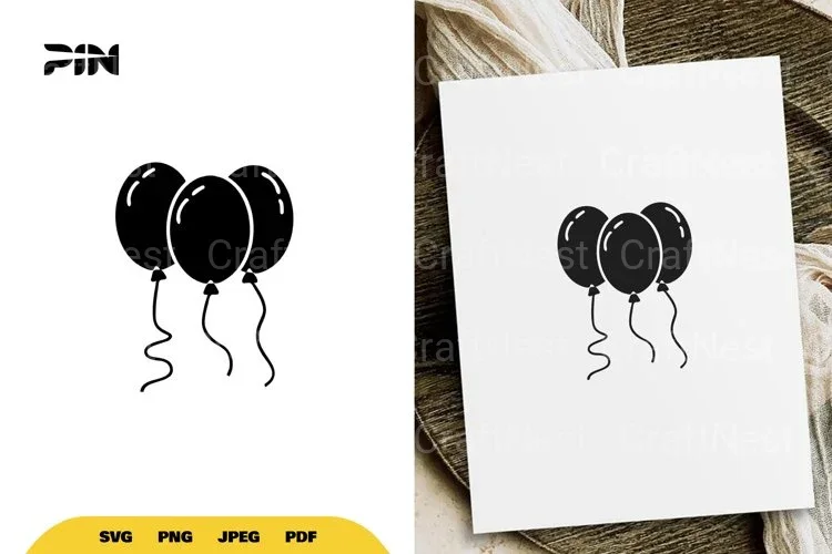 Kawaii Balloons SVG Bundle