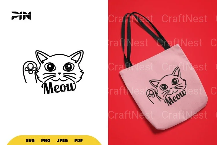 Kawaii Cat Doodle SVG Bundle