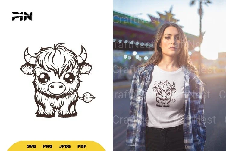 Kawaii Cow Chibi and Cute Clipart Bundle