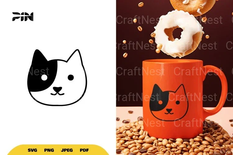 Kawaii Cute Cat SVG Bundle