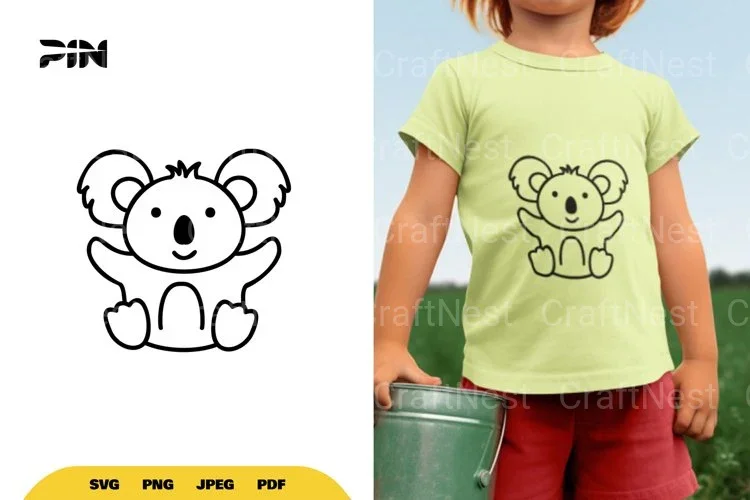 Kawaii Cute Koala SVG Bundle