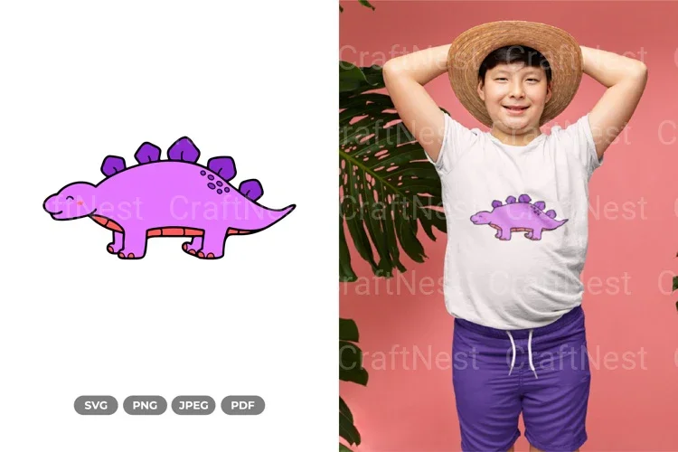 Kawaii Dino Dinosaur Doodle Clipart Bundle