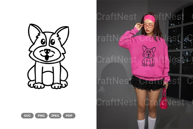 Kawaii Dog Pet Clipart Bundle