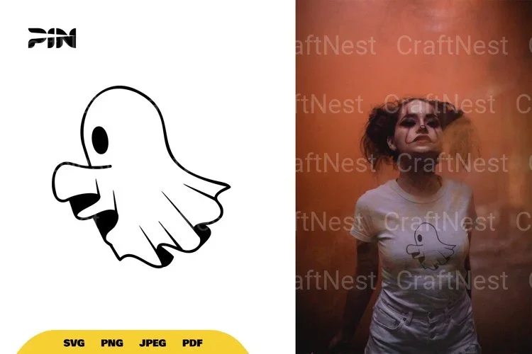 Kawaii Ghost Halloween SVG Bundle