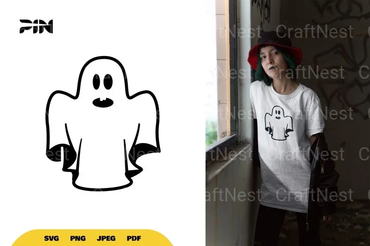 Kawaii Ghost Halloween SVG Bundle