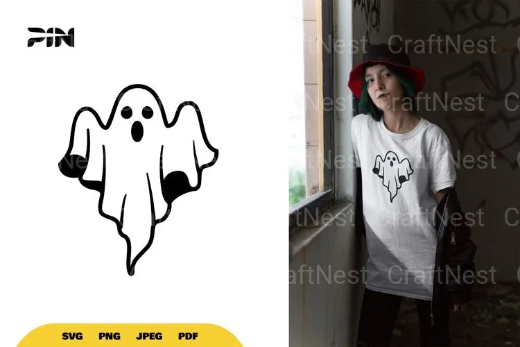Kawaii Ghost Halloween SVG Bundle