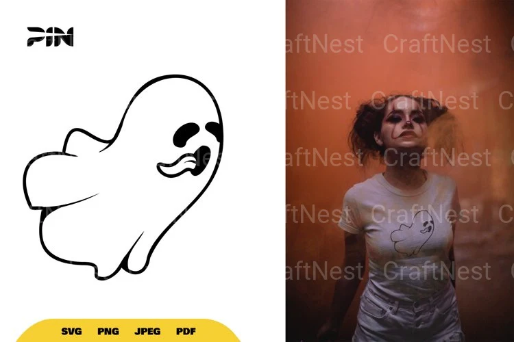 Kawaii Ghost Halloween SVG Bundle