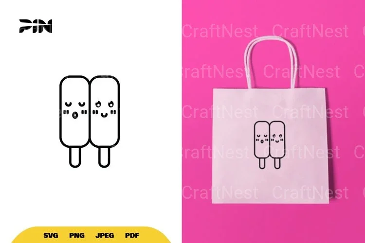 Kawaii Ice Cream SVG Bundle