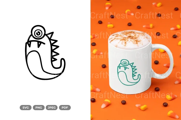 Kawaii Monster Doodle SVG Bundle