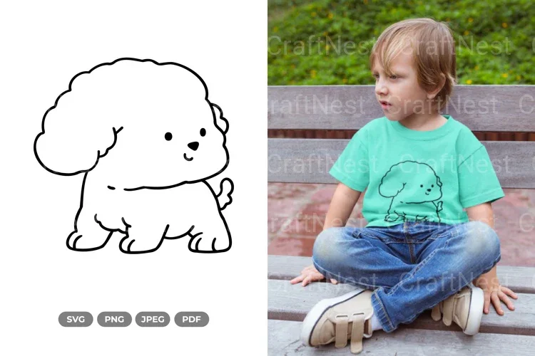 Kawaii Puppy Pet Clipart Bundle