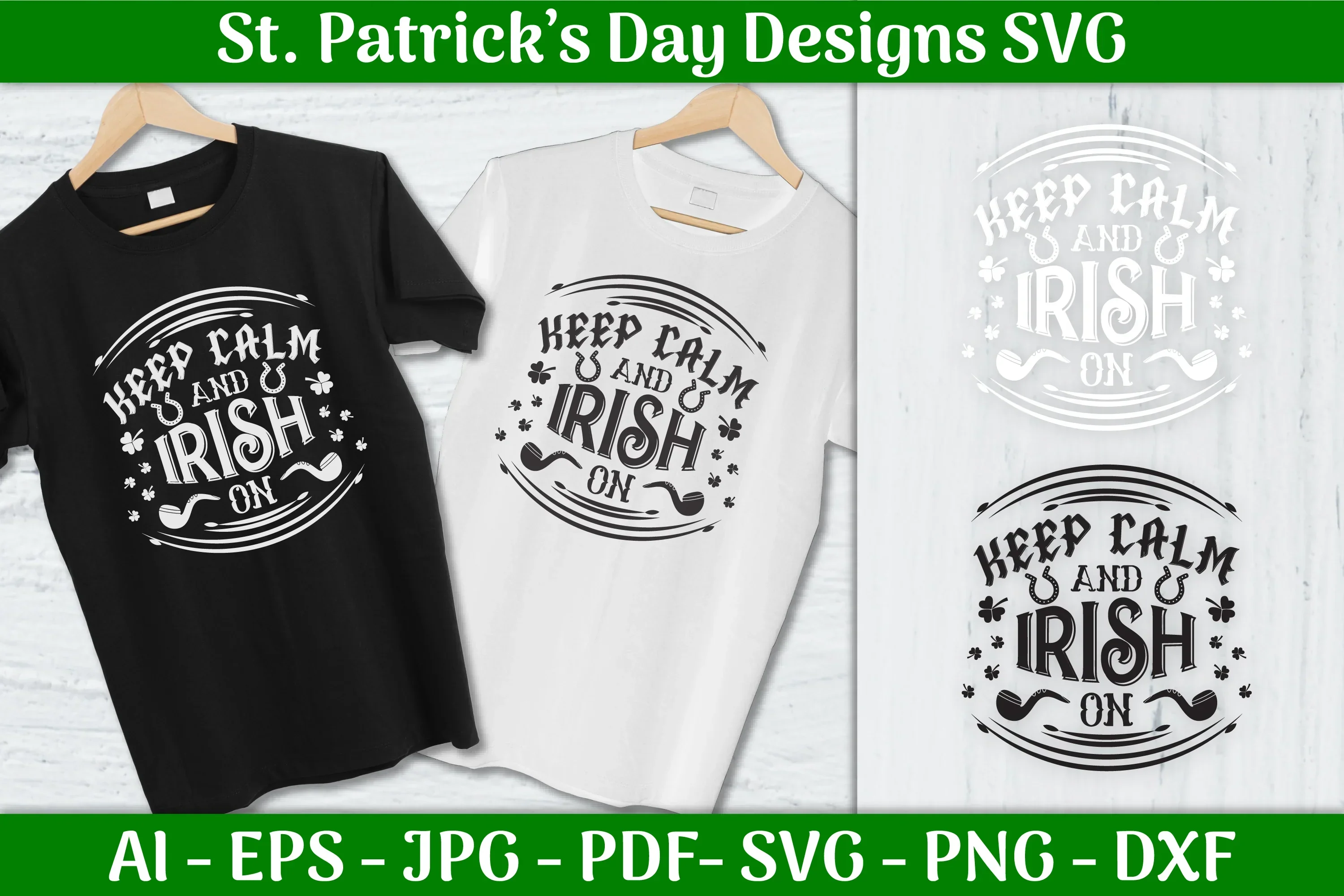 Keep Calm Irish St Patrick's Day SVG Bundle