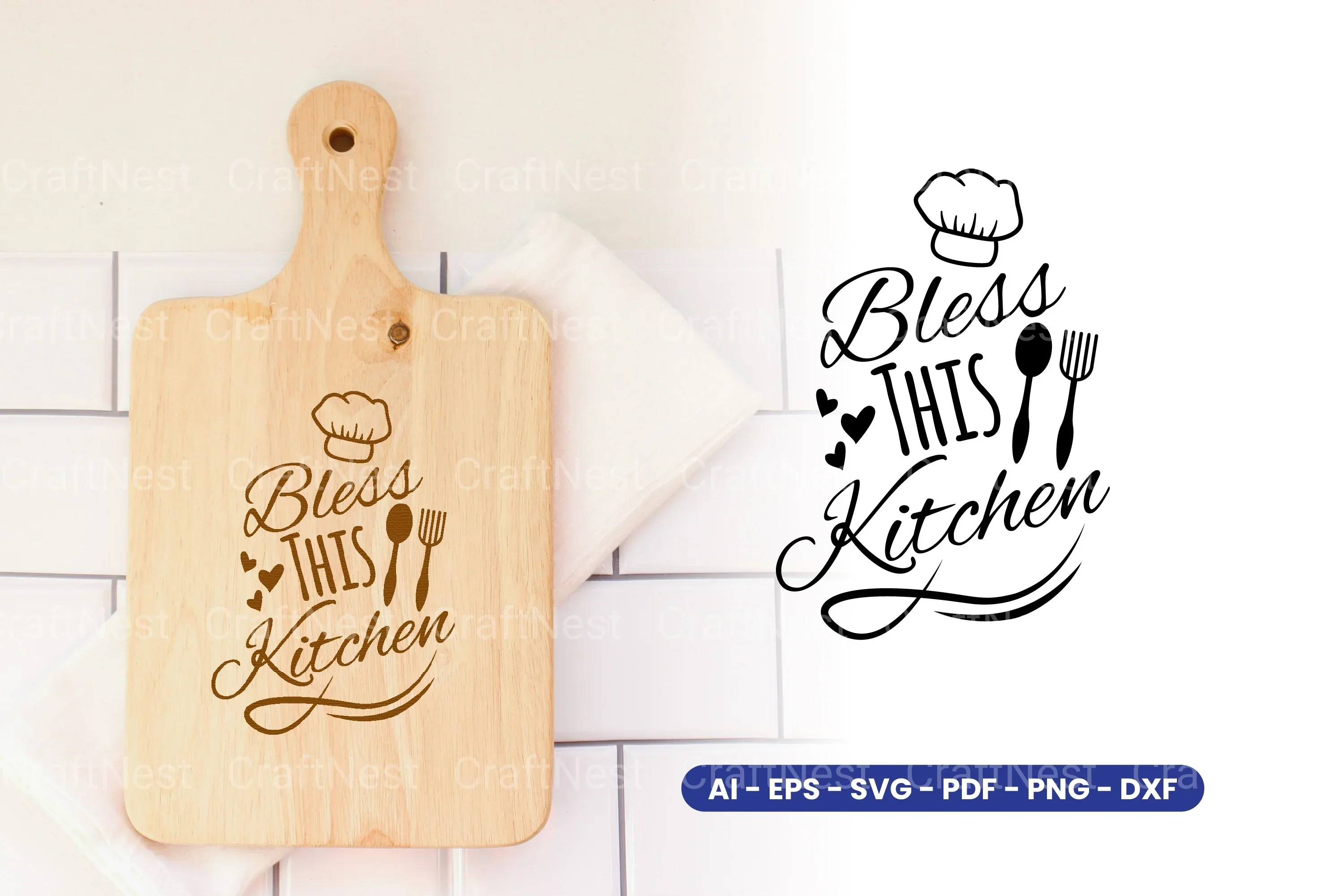Kitchen Quote SVG Bundle - 18 Designs