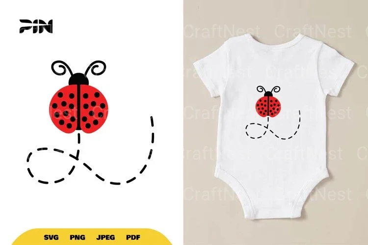 Ladybug Path SVG Bundle