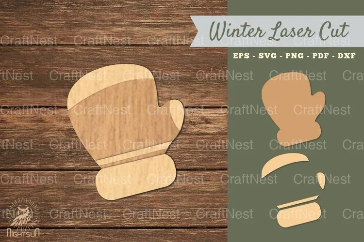 Laser Cut Gloves Decoration SVG Bundle