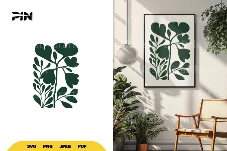 Leaves Wall Cut File SVG Bundle - Clipart Bundle