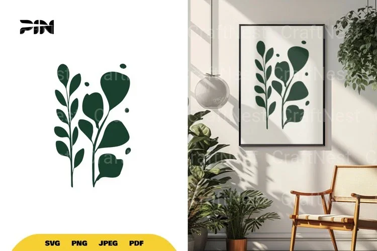 Leaves Wall Cut File SVG Bundle - Clipart Bundle