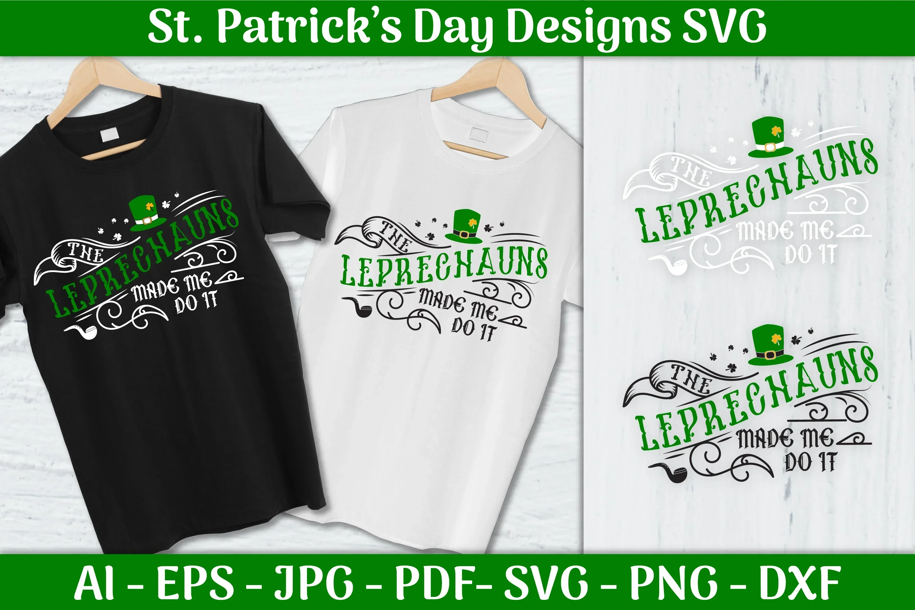 Leprechauns St Patrick's Day SVG Bundle
