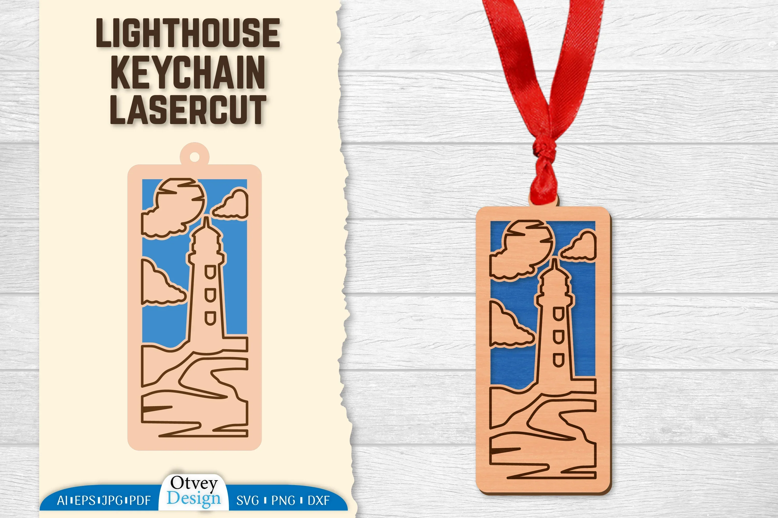 Lighthouse Lasercut Ornament SVG Bundle
