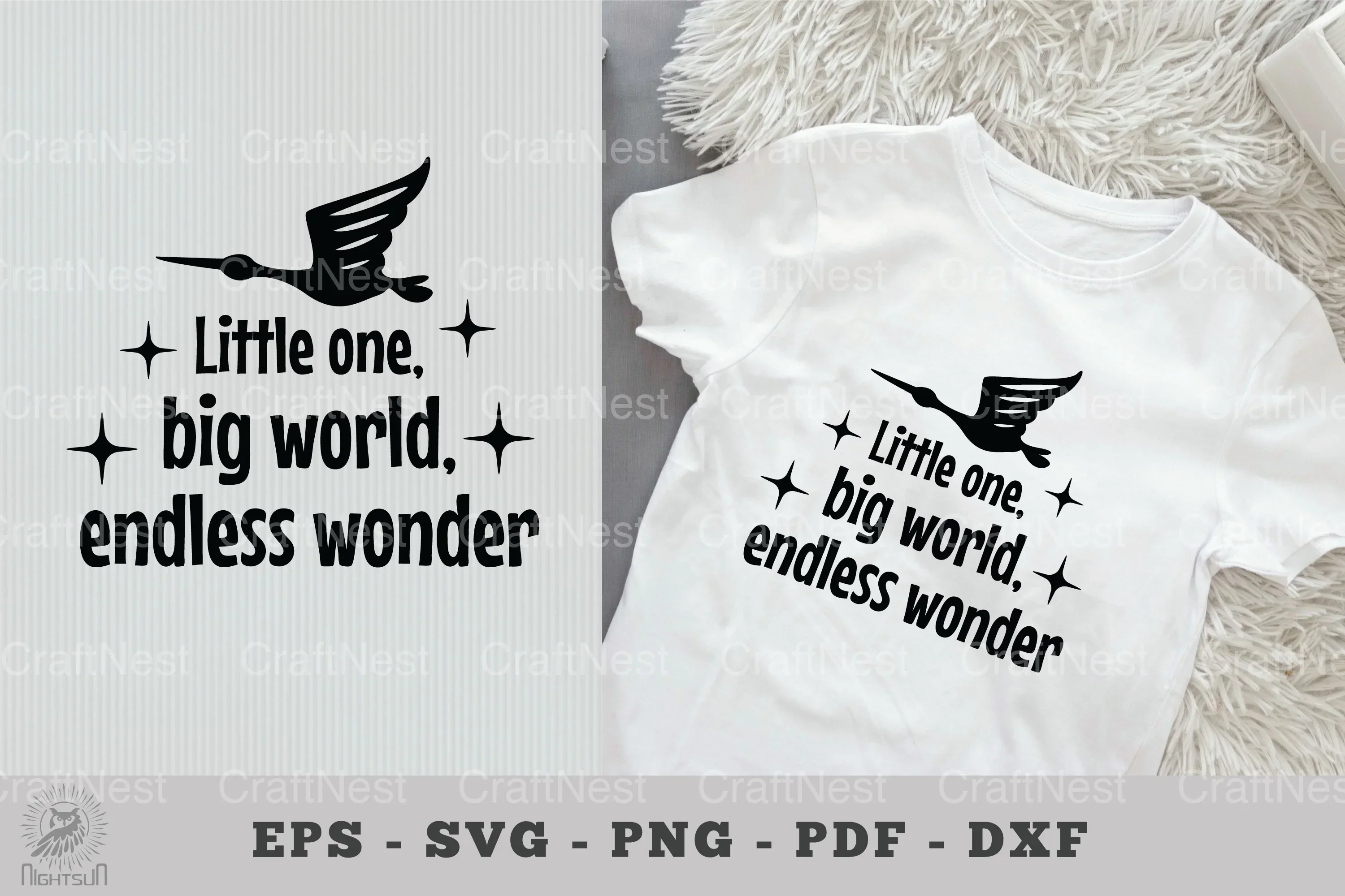 Little One, Big World: Endless Wonder Baby Quotes Clipart Bundle