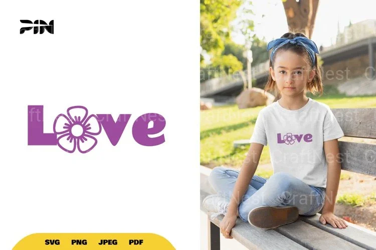 Love Love Flower Clipart Bundle