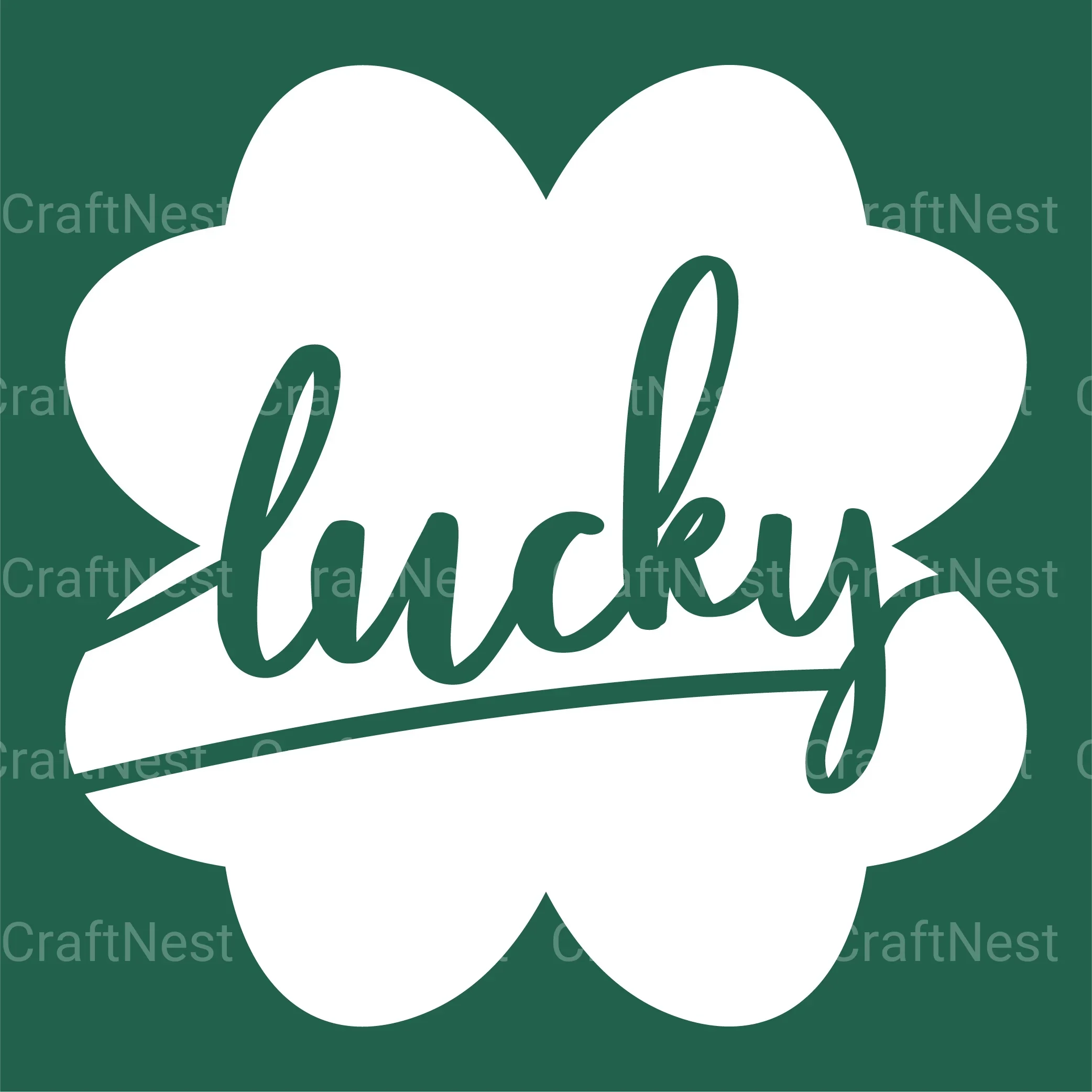 Lucky Clover 3D Layered Papercut Clipart Bundle - Image 7