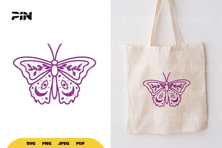 Magical Celestial Butterfly SVG Bundle