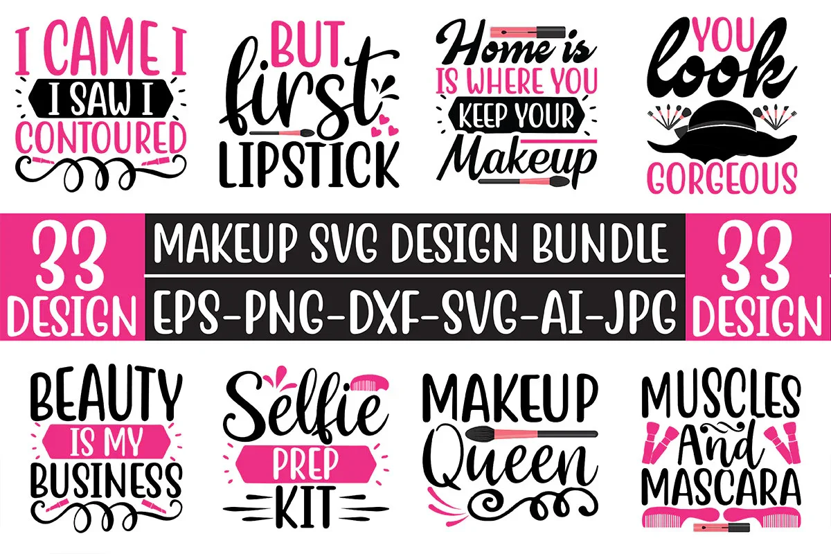 Makeup SVG Bundle