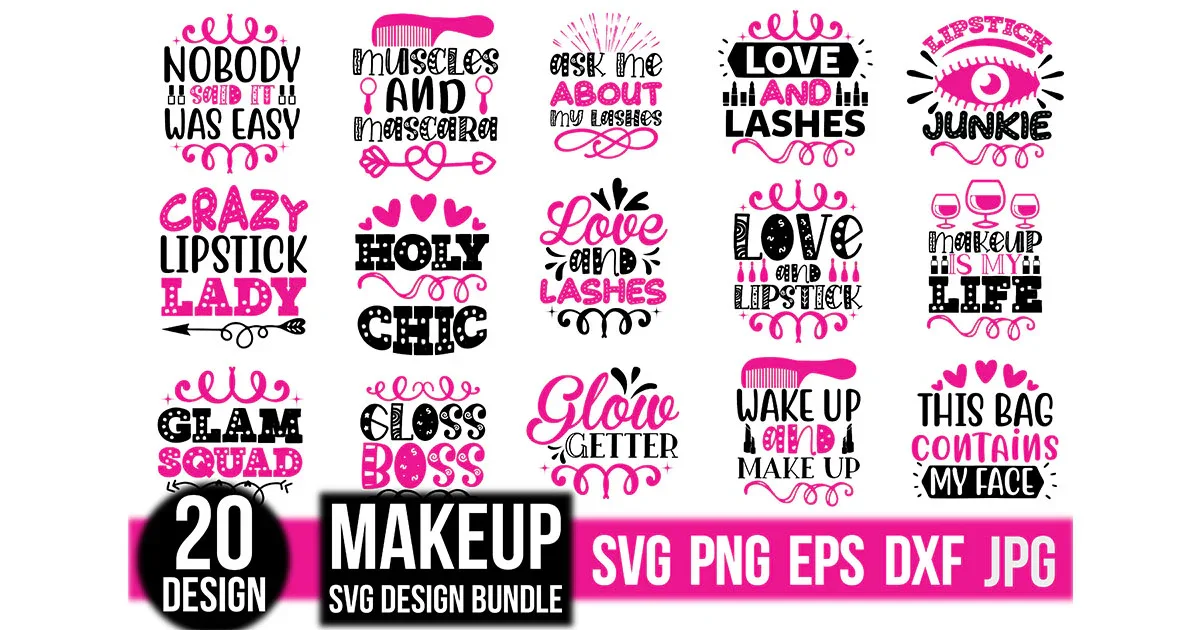 Makeup SVG Bundle - Image 3