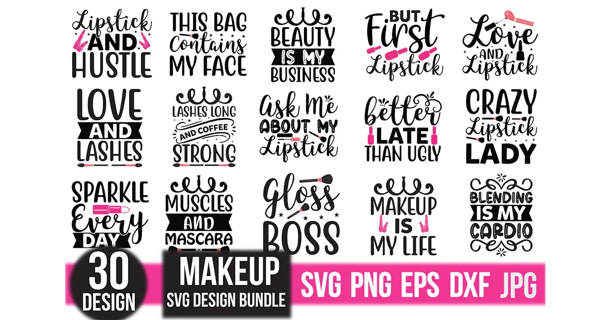 Makeup SVG Bundle - Image 2