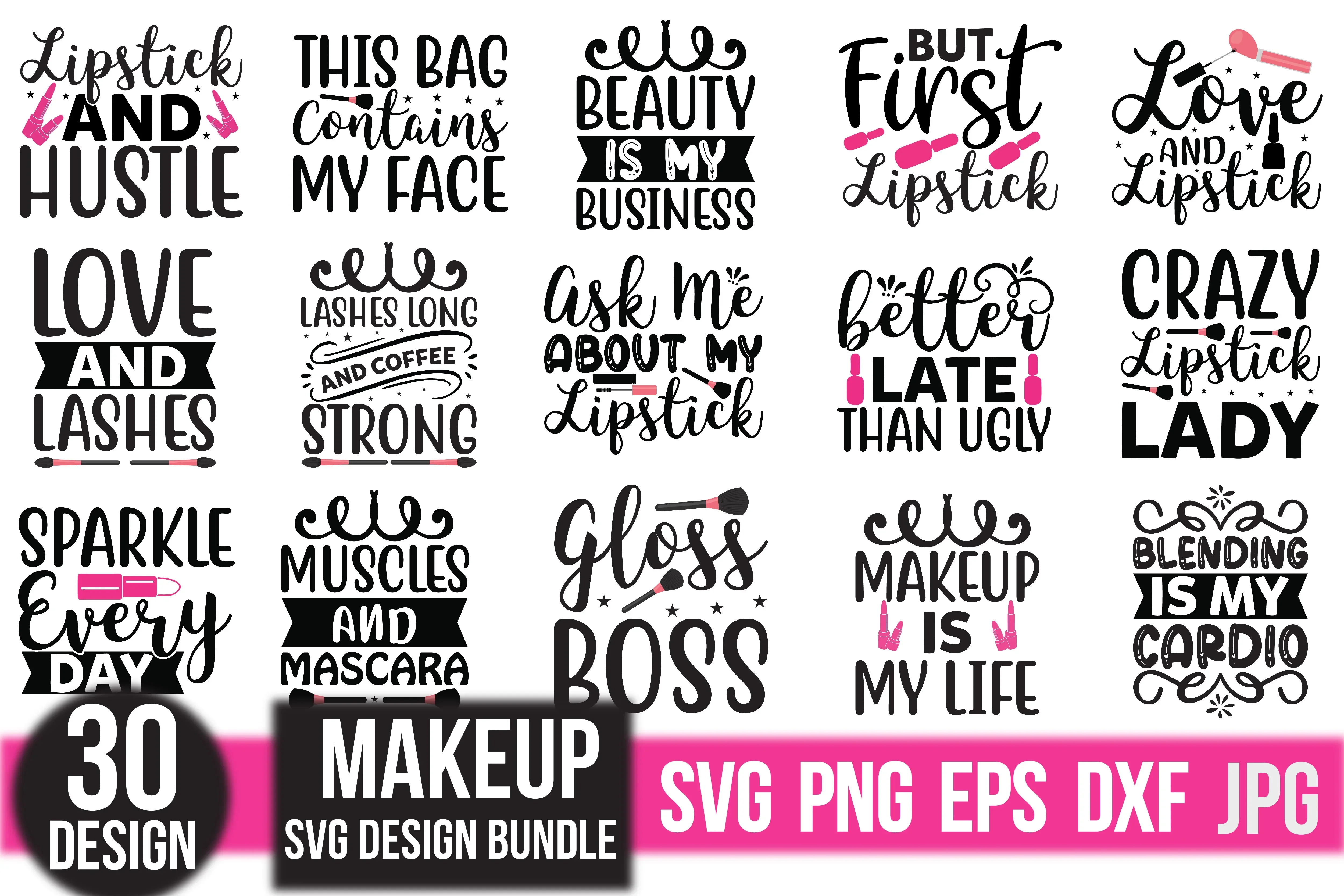 Makeup SVG Bundle - Image 3
