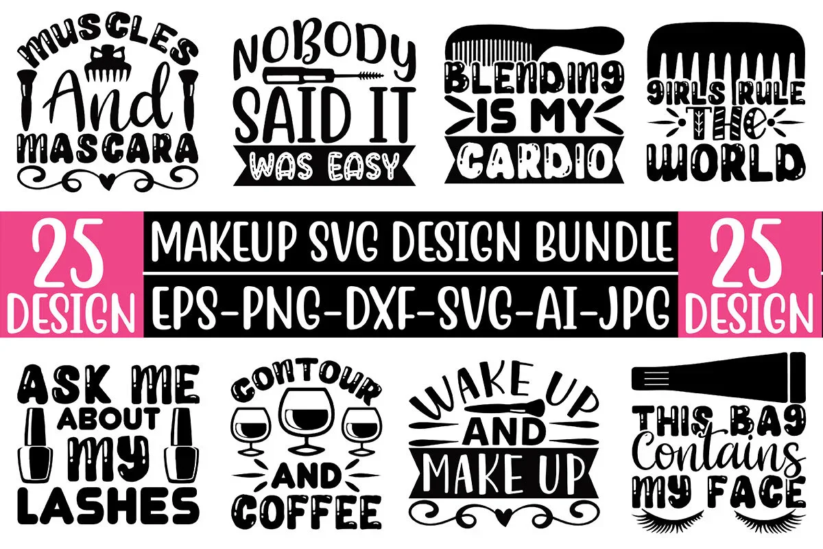 Makeup SVG Bundle