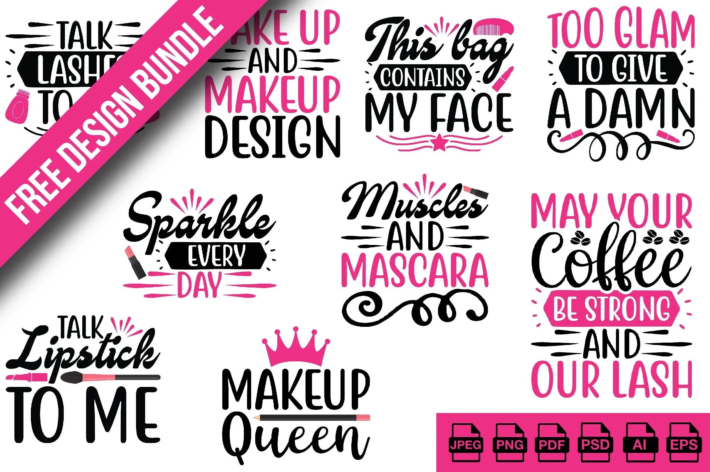 Makeup SVG Bundle