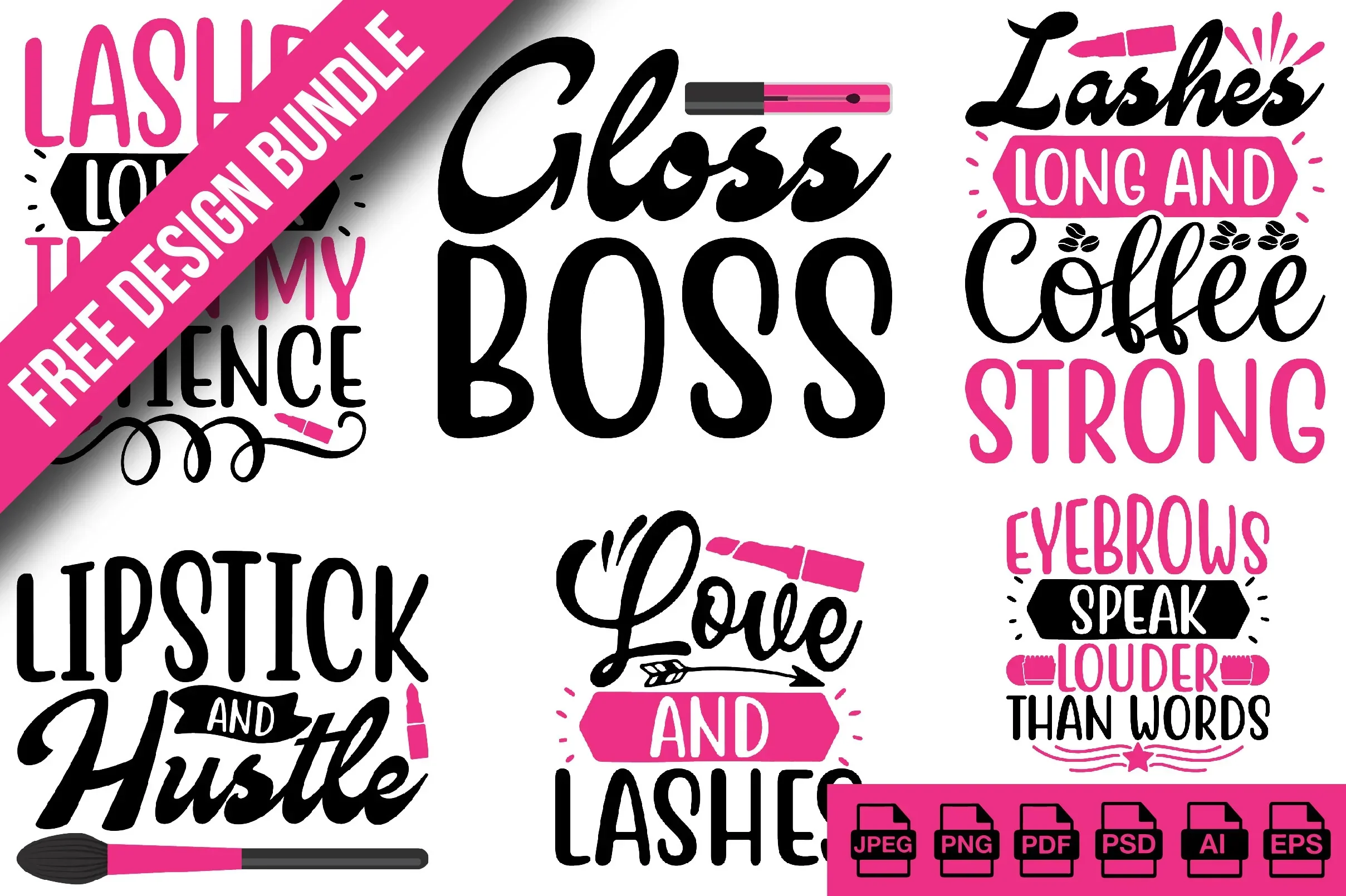 Makeup SVG Bundle