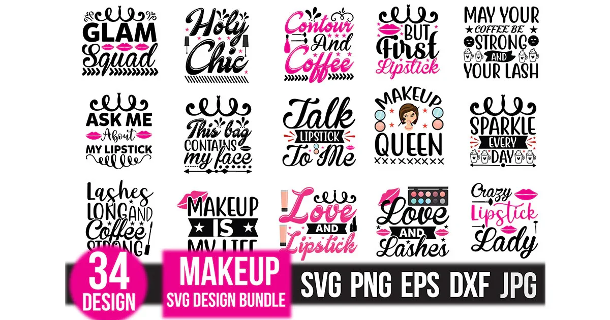 Makeup SVG Bundle - Image 2