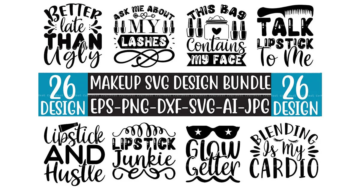 Makeup SVG Bundle for Creative Designs